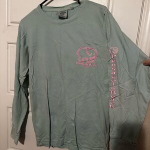 Alvins Island Collection Island Mint Green Long Sleeve Top